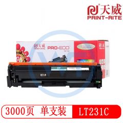 天威LT231C青色粉盒带芯片 专业装 适用联想CS2310N/CS3310DN 3000页（需预定）