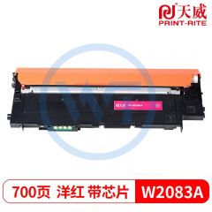 天威 W2083红色粉盒带芯片 标准装 适用惠普 150a/150nw 178nwg/179fnw 700页