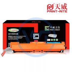 天威立信 CE311A青色粉盒带芯片 适用惠普CP1025nw MFP佳能 LBP7010C 7018C CRG329 1000页