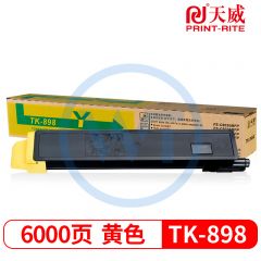 天威TK-898Y黄色粉盒 适用京瓷C8020/8025 6000页
