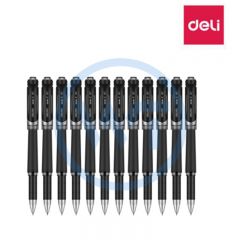 得力 S21 中性笔 0.7mm 12支/盒 黑色