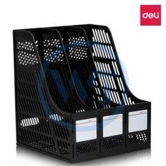 得力 9847Z 三联一体文件框 黑色