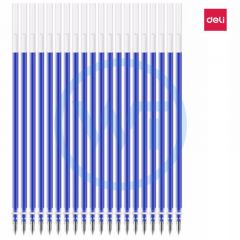 得力 6916 中性笔笔芯/替芯0.5mm 20支/盒 蓝色