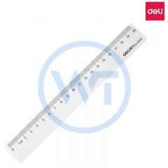 得力 6220 办公通用塑料直尺 20cm