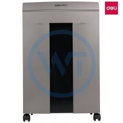 得力 9905 碎纸机 办公家用大小型大功率大容量纸张文件粉碎机 灰色