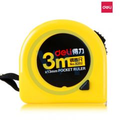 得力 8202 钢卷尺/测量尺 3m