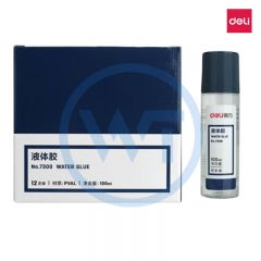 得力 7300 高透可水洗液体胶水 单支 100ml