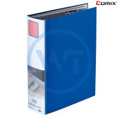 齐心 A19 A4单开文件夹/日式管夹3寸 蓝色（需预定）