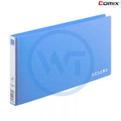 齐心 A608 增值税发票夹/强力夹 蓝色