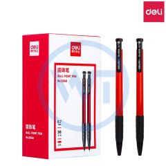 得力 6546 圆珠笔0.7mm 36只/盒 红色