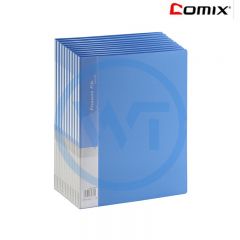 齐心 AB600A  A4轻便文件夹/单强力夹 蓝色