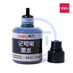 得力 S632 记号笔墨水 12ML/瓶 黑色