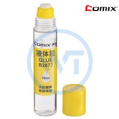 齐心 B2673 透明健康胶水50ML 海绵头