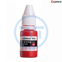 齐心 B3712 快干原子印油10ml 红色