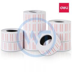 得力 3210 通用单排标价纸 21.5*12mm 10卷/筒
