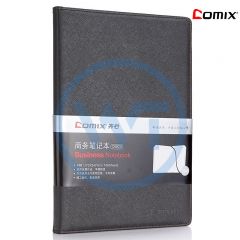 齐心 C5828 18K皮面笔记本 146张/本 黑色（需预定）