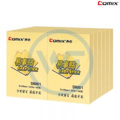 齐心 D6001 易事贴 2X3英寸 100张/本 黄色