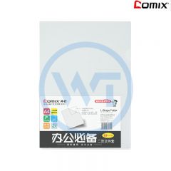 齐心 E310 A4透明二页文件套  10个装