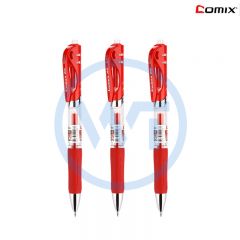 齐心 K35 按动中性笔0.5mm 12支/盒 红色