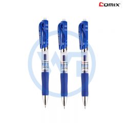 齐心 K35 按动中性笔0.5mm 12支/盒 蓝色