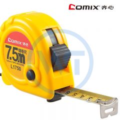 齐心 L1750 钢卷尺7.5米 黄色（需预定）