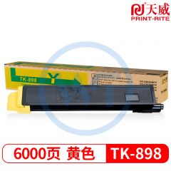 天威TK-898Y黄色粉盒 适用京瓷C8020/8025 6000页