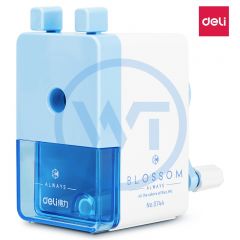 得力 0744 手动铅笔削笔器 蓝色