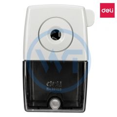 得力 0610B 简约手摇削笔机 白色