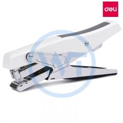得力 0329 手握式省力订书机 白色