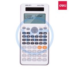 得力 D82ES 多功能科学函数计算器(适用于小初高中) 白色