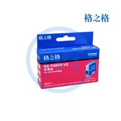 格之格 爱普生NE-T0855LC浅青色墨盒 适用爱普生 Photo 1390/R330 /T60 14.6ml
