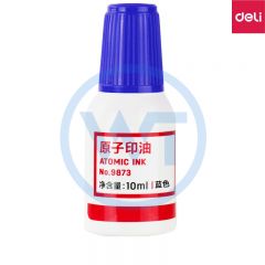 得力 9873 原子印油10ml 蓝色