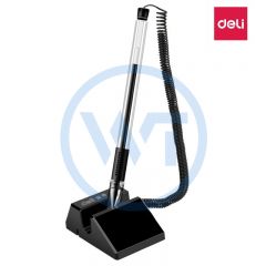 得力 6791 柜台专用台笔/中性笔0.5mm 黑色 单支装