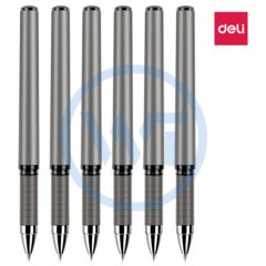 得力 S26 中性笔/水笔/签字笔/碳素笔0.7mm 12支/盒 黑色