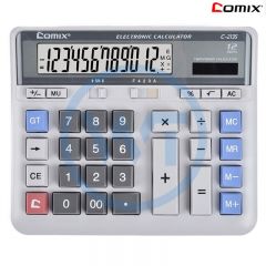 齐心 C-2135 12位电脑按键计算器 白色