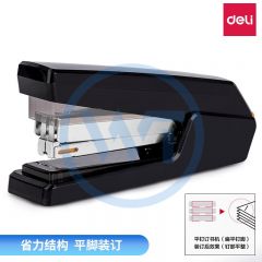 得力 0433 省力平钉订书机 黑色
