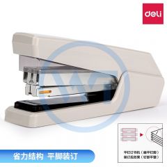 得力 0433 省力平钉订书机 灰色