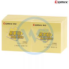 齐心 D5002 易事贴/便签贴3X3英寸100张 黄色