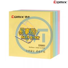 齐心 D5005 易事贴/便利贴3X3英寸 颜色随机