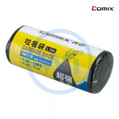 齐心 L104 加厚垃圾袋50*60cm 30个/卷 黑色