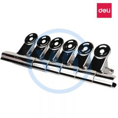 得力 9522 圆形铁票夹64mm 6只/包