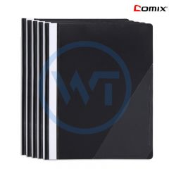 齐心 LW320-X A4报告夹/文件夹2孔  黑色（需预定）