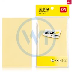 得力 7735 便利贴/记事贴 76*126mm 100张/包