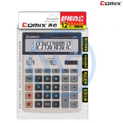齐心 KA-1200H 12位舒适办公计算器 白色