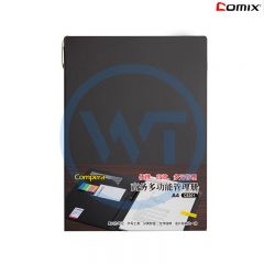 齐心 C8201 A4多功能管理册/文件夹  黑色