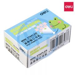 得力 0303 迷你指尖订书机12# 颜色随机