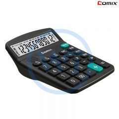 齐心 C-9680 12位语音计算器 黑色