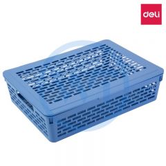 得力 923 A4文件栏/公文篮 蓝色
