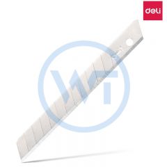 得力 2012 SK5合金钢小号美工刀片 银色 10片/盒
