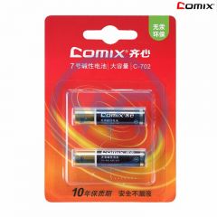 齐心 C-702 7号碱性电池 2粒/卡